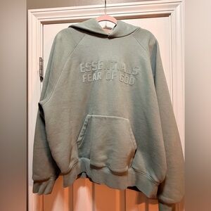 Essentials Fear of God Men's Hoodie in Sage Green